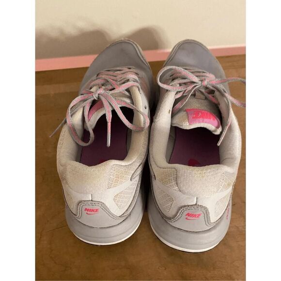 Nike size 9 womens dual fusion running shoes sneakers grey pink athletic - Picture 5 of 7
